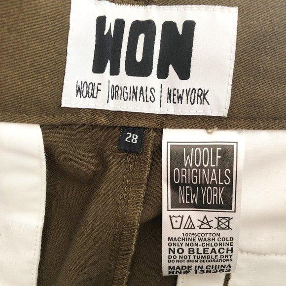 WON Woolf Originals New York Green Straight Pants - Picture 2 of 5